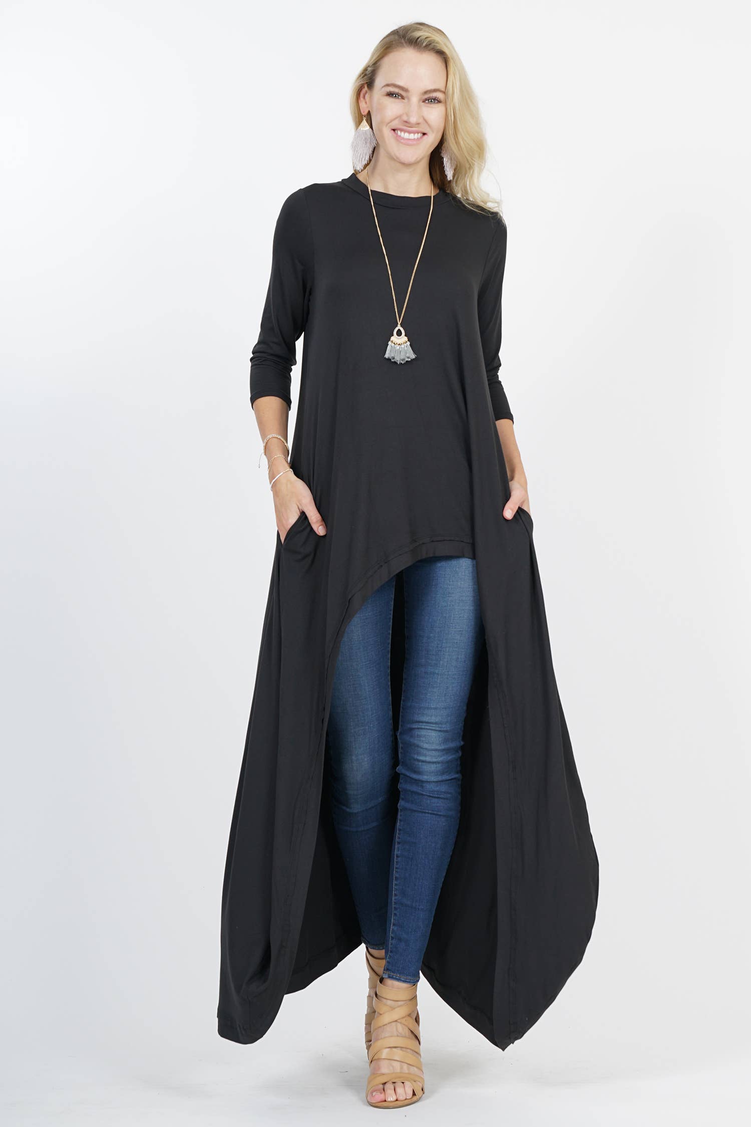 Maxi dress sale: BLACK-42481 / S