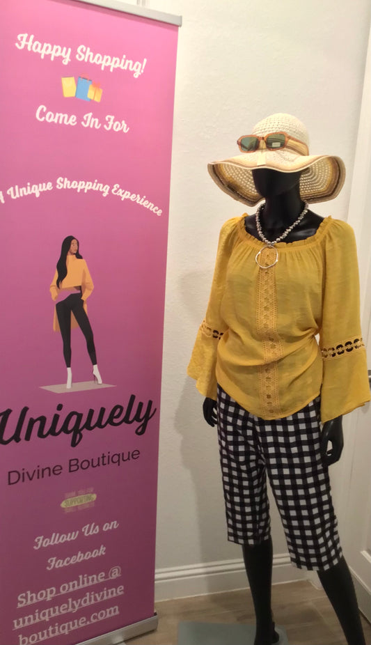 Sunny Chic & Checkered Sleek Outfit!